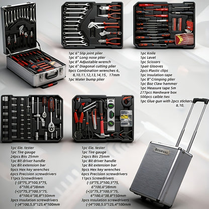 52-Piece Professional Tool Set – Multi-Function Home & Car Repair Toolkit with Portable Toolbox, Ideal Gift for DIY Enthusiasts and Auto Mechanics