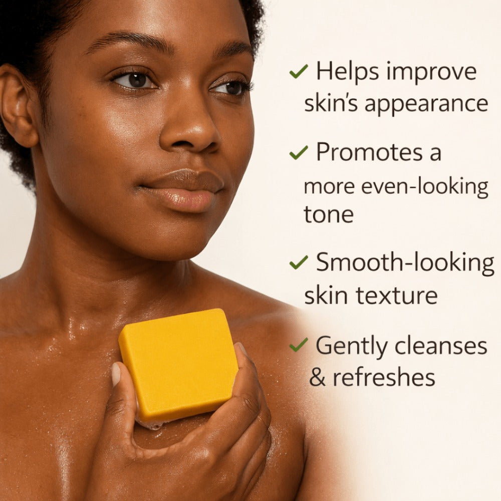 Kojic Acid Turmeric Soap Bar Handmade 3-Pack & 5-Pack – Lemon Oil Coconut Oil Goat Milk Brightening Cleansing Bar for Face & Body Acne Dark Spots Hyperpigmentation Radiant Skin