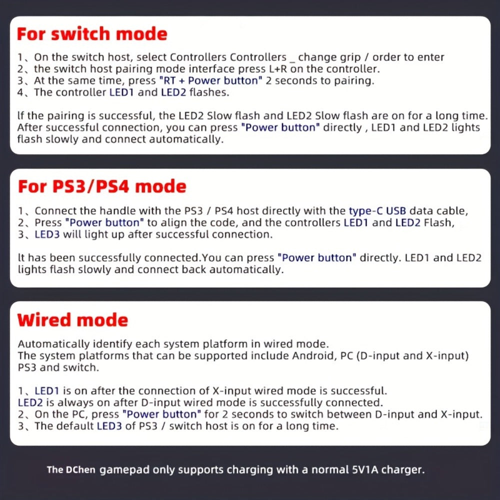 Bluetooth Wireless Gamepad Controller for iPhone Android PC Tablet Steam Deck – Rechargeable, Ergonomic Design, Multiple Colors, Compatible with PUBG COD Mobile Genshin Impact