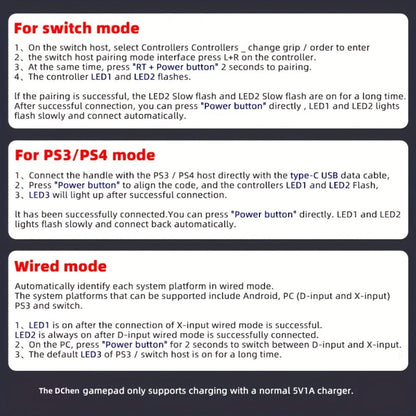 Bluetooth Wireless Gamepad Controller for iPhone Android PC Tablet Steam Deck – Rechargeable, Ergonomic Design, Multiple Colors, Compatible with PUBG COD Mobile Genshin Impact