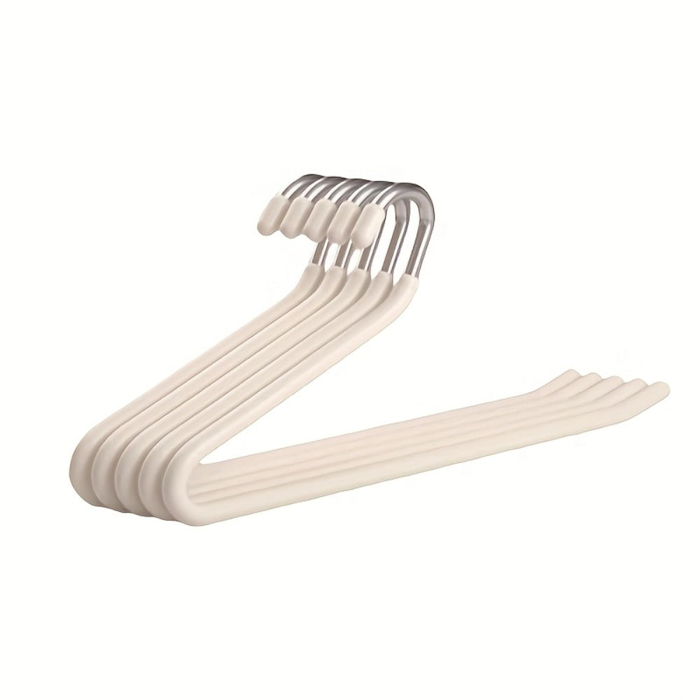 Open-Leg Pants Hangers in Black or White with 10-, 20-, 30- or 50-Piece Checkout Packs for Closets