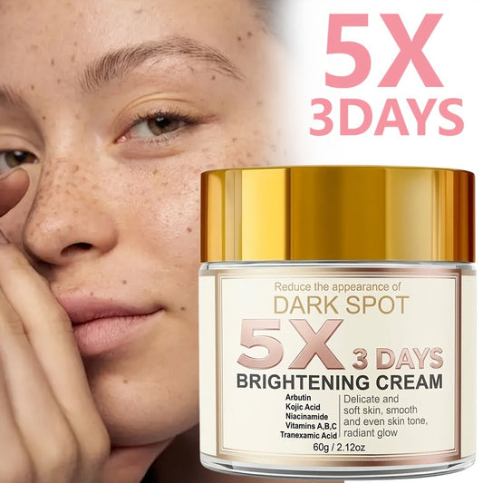 Kojic Acid Cream for Dark Spots - Skin Brightening Face Cream with Vitamin C, Arbutin & Niacinamide, Fades Hyperpigmentation Dullness Uneven Tone, Fast-Acting Formula All Skin Types