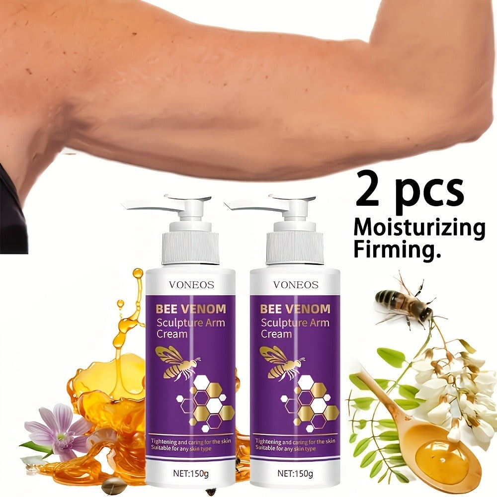 Body Cream VONEOS Bee Venom 150g Pump Bottle with One or Two Piece Options for External Arm Application