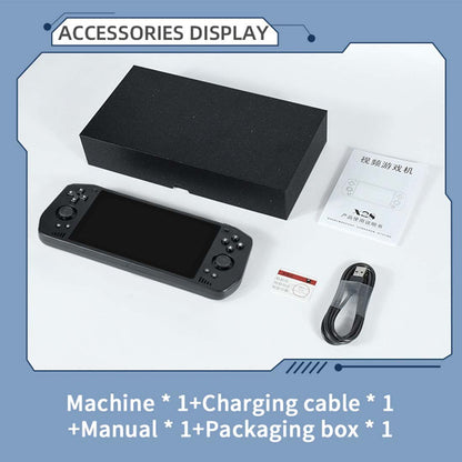 Handheld Game Console Powkiddy X28 with 5.5-Inch IPS laminated, 720x1280, G+G Touch, 64GB Options, 5000mAh Battery, Android 11, Mini HDMI