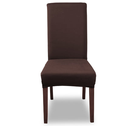Chair Cover Set of 4 or 6 Stretch Milk-Fiber Dining Slipcovers in Eight Available Color Choices
