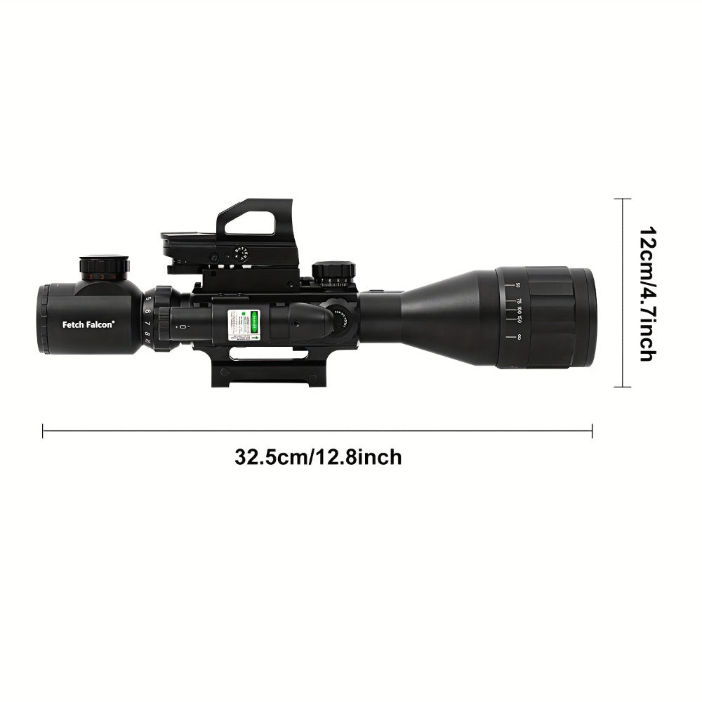 Rifle Scope Nitrogen-Filled Illuminated Reticle for Hunting Airsoft Pellet Guns, Multi-Power Zoom Tactical Scope, 3-9x40 4-20x44 5-30x56 4-16x50 Options, Aluminum Alloy Tube