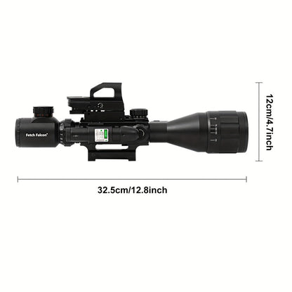 Rifle Scope Nitrogen-Filled Illuminated Reticle for Hunting Airsoft Pellet Guns, Multi-Power Zoom Tactical Scope, 3-9x40 4-20x44 5-30x56 4-16x50 Options, Aluminum Alloy Tube