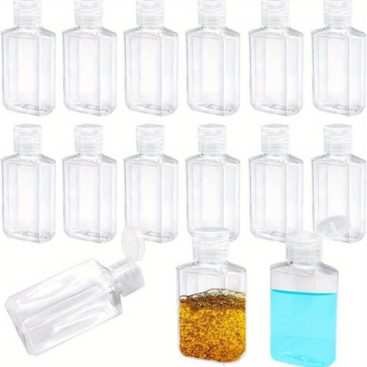 TSA Approved Travel Bottles 2oz Flip Cap 40 Pack Clear Plastic Refillable Squeeze Containers for Hand Sanitizer Shampoo Conditioner Soap Toner Lotion Travel Size Toiletry Bottles