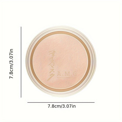 Oil Control Setting Powder Kit with Concealer Puff & Brush — Wet & Dry Dual Formula, Water-Resistant extended-wear Matte Finish Face