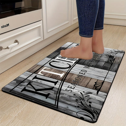 Diatomite Bath Mat Set 2 Piece - Diatom Mud Anti-Slip Floor Mat for Bathroom, Kitchen & Laundry Room