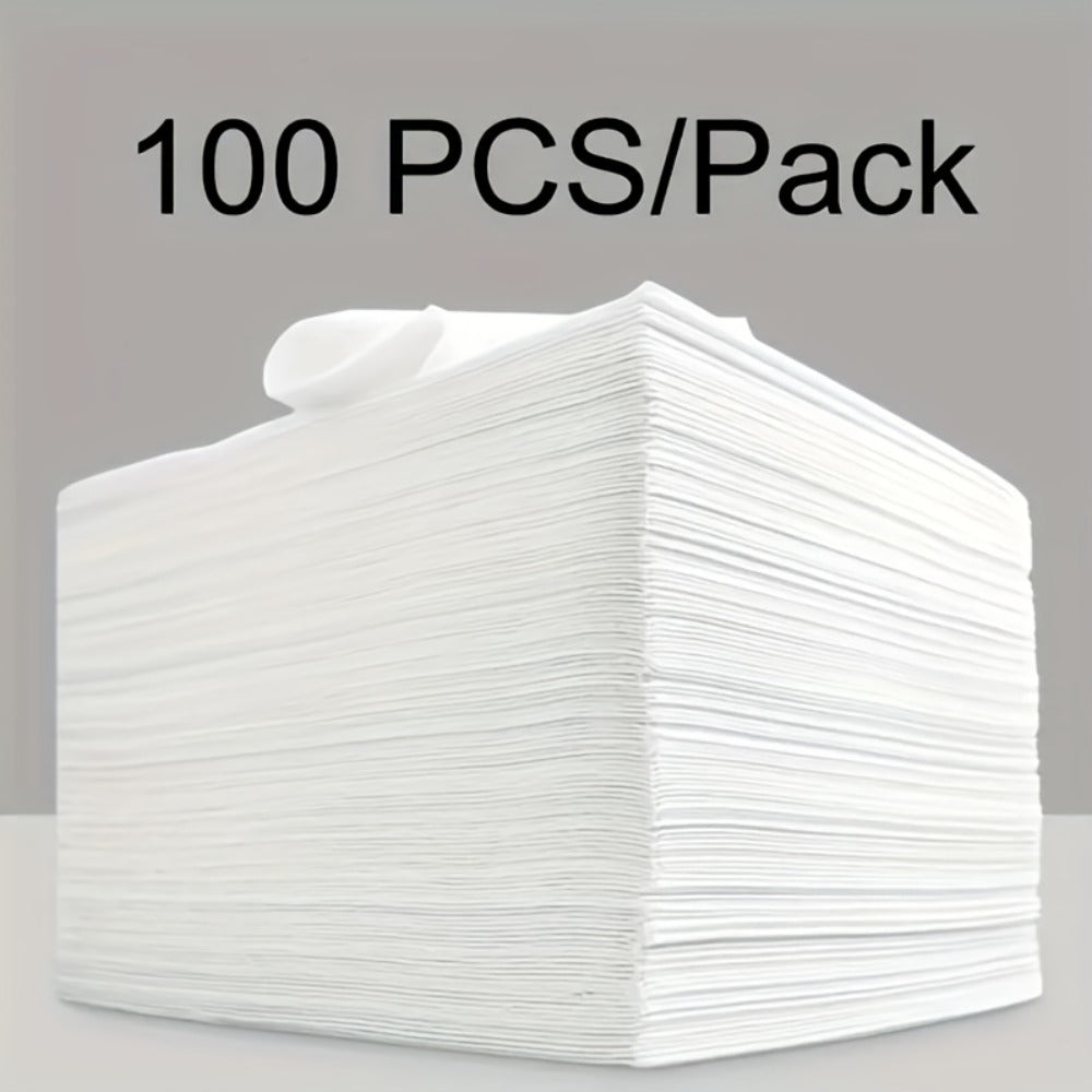 Bulk 100-Piece Spa Bed Sheet Set in Protected White or Pink Checkout Colors for Table Coverage