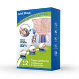 Travel Compression Bags 12pcs Set