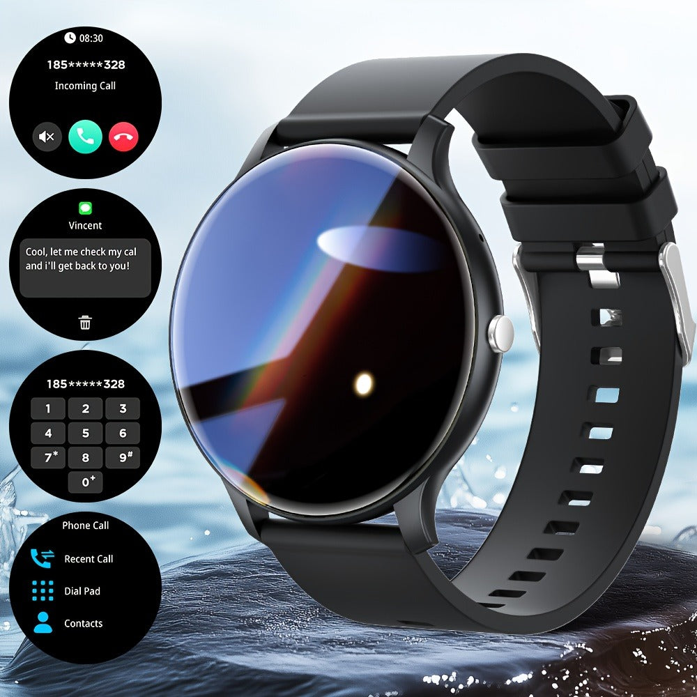 Smartwatch – IP68 Waterproof 1.46" HD – 100+ Sport Modes, Wireless Calling, Music Control, Remote Camera, Sedentary Reminder – Unisex…