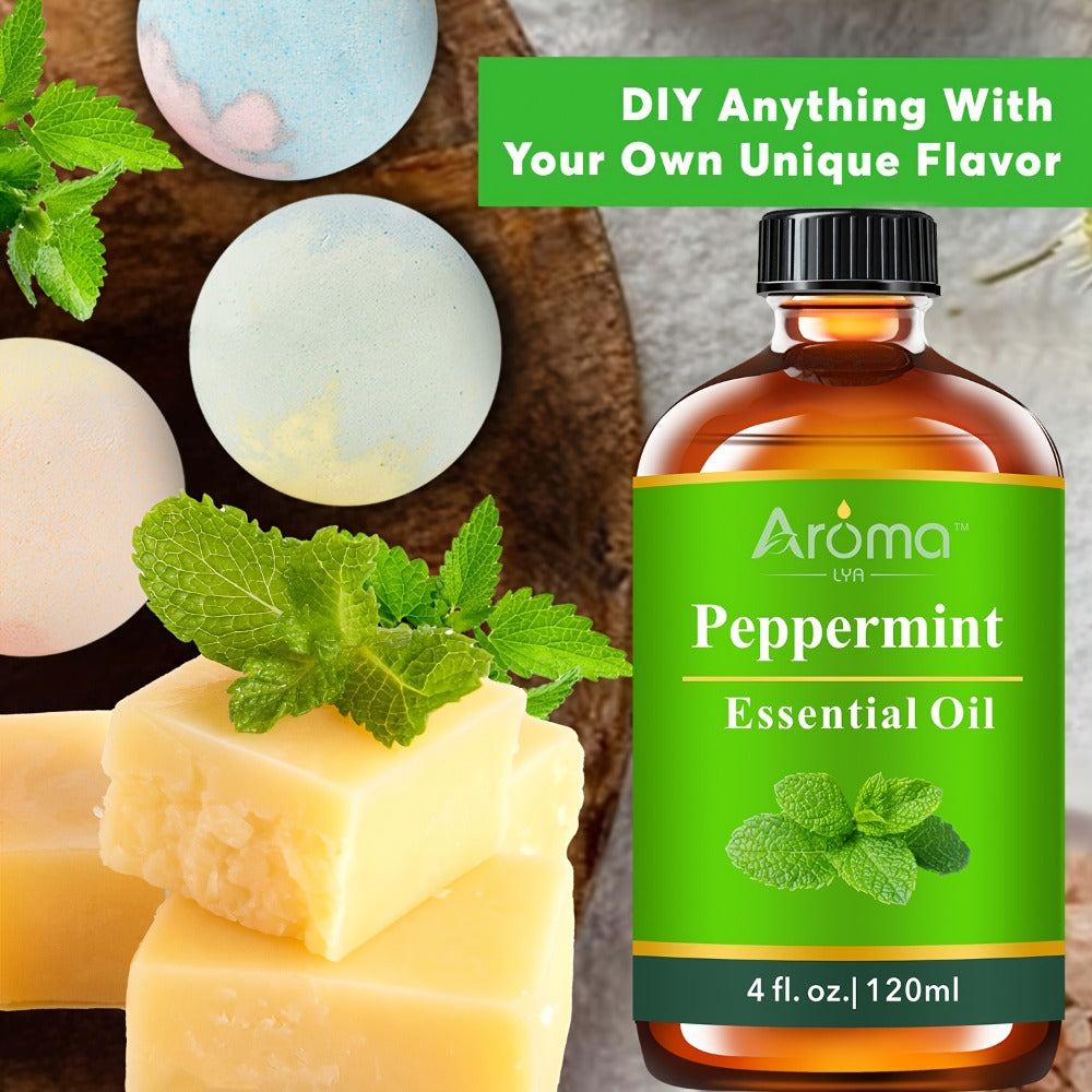 Essential Oils for Diffuser Peppermint Lavender Lemon Eucalyptus & Coconut Vanilla — Pure Fragrance Oils for Humidifier Candles Car Air Freshener 0.34oz to 4.06oz