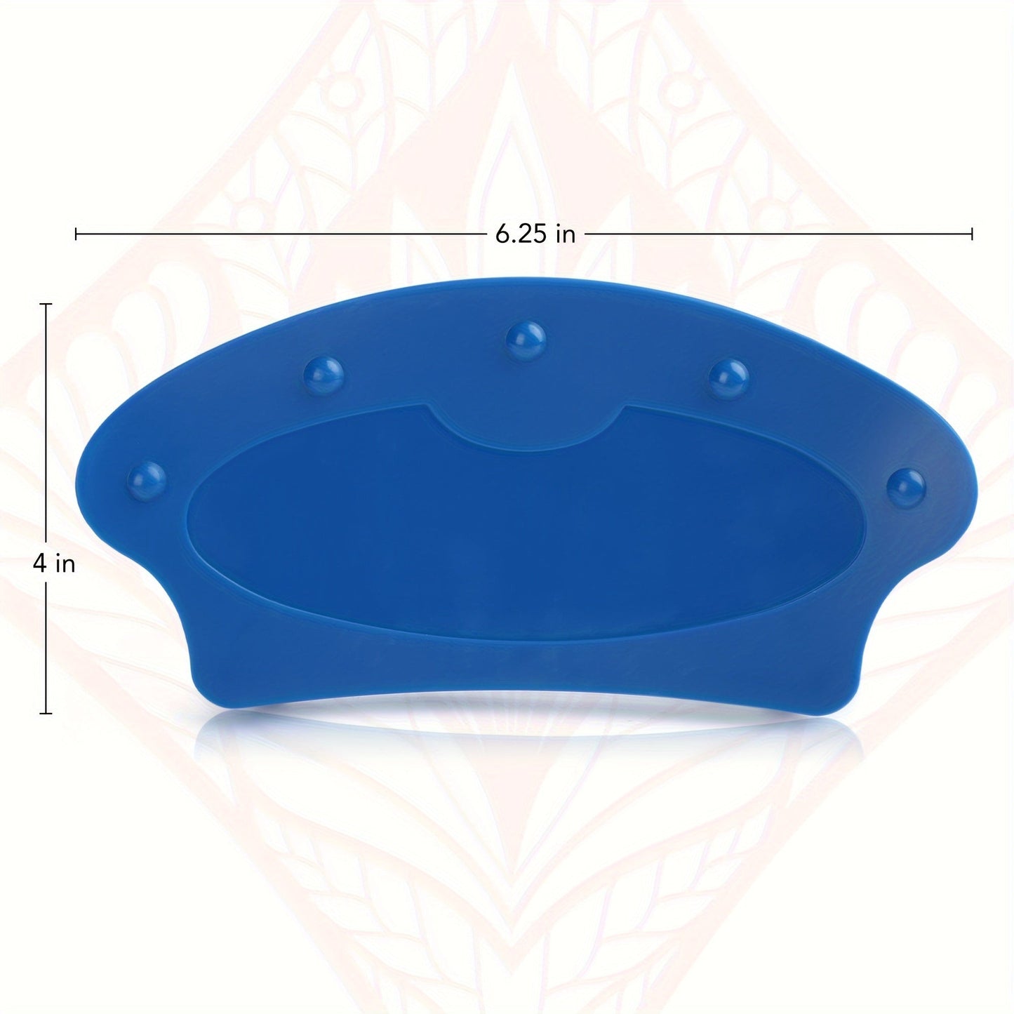 Four-Piece Blue Playing Card Holder Rack Set with Hands-Free Stands for Up to 15 Bridge or Poker Cards Each