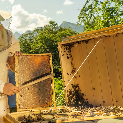 12-Piece Beekeeping Starter Kit with Veil, Gloves, Bee Smoker, Brush, Frame Grip and Hive Tools