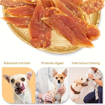Dehydrated Chicken Dog Treats – Natural High-Protein Snacks for Small Medium Large Breeds Training Reward 100g 200g 500g