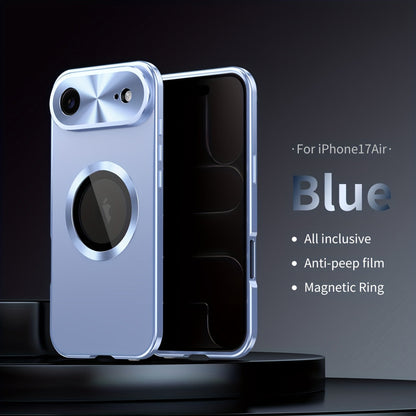 Two-Piece Privacy-Panel Magnetic iPhone Case with Camera Protection in 24 Model and Color Options