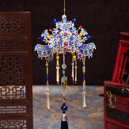 3D Metal Phoenix Crown Model Kit with Qingluan Ornament or Wutong Tree Display Bracket Checkout Options
