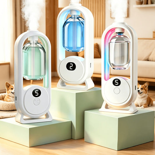 Aromatherapy Diffuser with Essential Oils 2-in-1 Humidifier - Hotel Scent Home Fragrance Machine with Natural French Essential Oils, Ultrasonic Spray, LED Ambient Light, Whole House Air Freshener for Bedroom, Living Room, Office