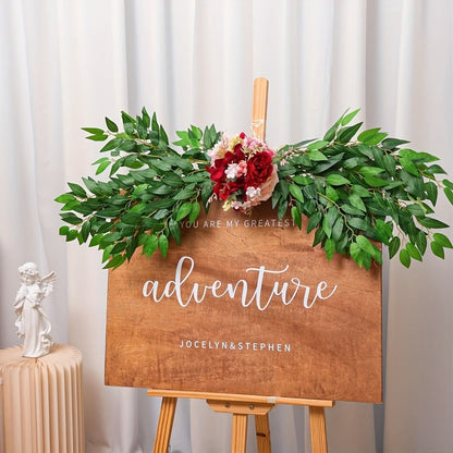 Artificial Italian Ruscus Greenery Stems, 27.6-Inch Faux Leaf Sprays in 16, 24 or 32-Piece Sets for Bouquets and Indoor Decor