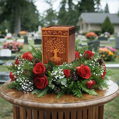 Cremation Urns for Human Ashes Adult for Entryways, Bedrooms and Living Spaces, with the Listed Configuration