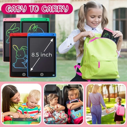 LCD Writing Tablet 4 Pack 8.5 Inch Colorful Doodle Board Reusable Electronic Drawing Pad Educational Toy for Kids Ages 3-6 Boys Girls Home School Travel Gift