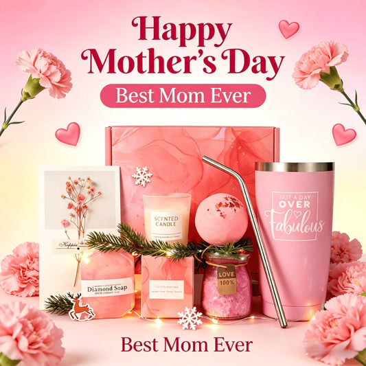 Spa Gift Set for Women – Luxury Self-Care & Relaxation Birthday Gift, Thoughtful Thank You & Special Occasion Gift for Mom, Her & Any Woman