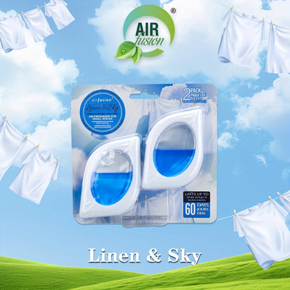 Compact Air Freshener Cups in Six Scents, Available in 2, 6 or 12 Packs for Closets, Bathrooms and Small Spaces