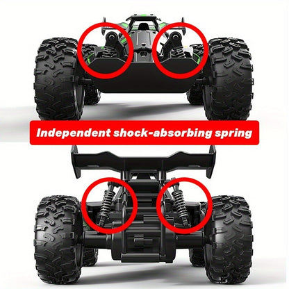 RC SUV Car 1:18 Scale 15KM/H 2.4GHz for Kids Teens Adults – Off-Road Remote Control SUV Anti-Collision System USB Rechargeable Large All-Terrain Tires Indoor Outdoor Birthday Christmas Gift