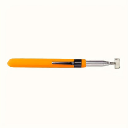 8 lb-Marked Telescoping Magnetic Pickup Tool, Extending 18 to 72cm with Stainless Steel Rod and Orange Handle