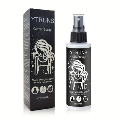 100 ml Star-Shaped Body Shimmer Spray for Hair, Skin and Clothing in Single Checkout Option