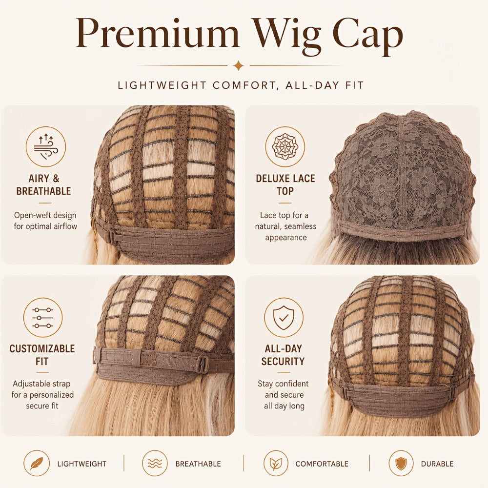 Synthetic Wig Long Heat-Resistant Style, Six Color Choices with 24-Inch Retained Length for Parties