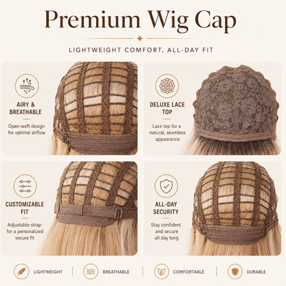 Synthetic Wig Long Heat-Resistant Style, Six Color Choices with 24-Inch Retained Length for Parties