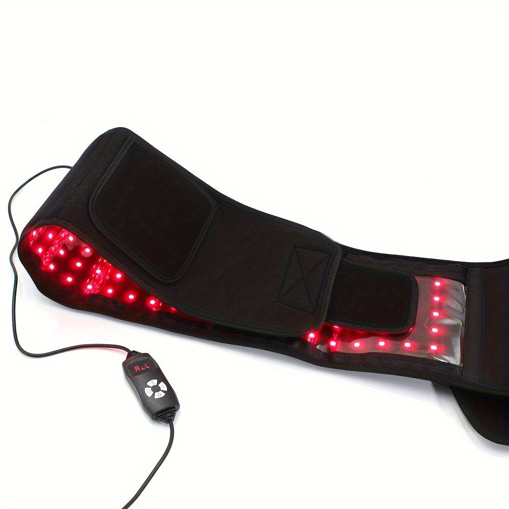 Wearable Red and Near-Infrared LED Belt, 49.6 x 7.08 Inches with Four Light Modes, Six Timers and Five Intensities