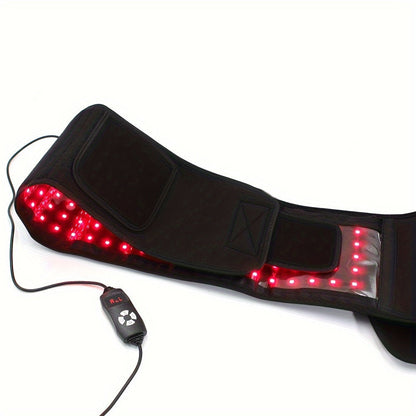 Wearable Red and Near-Infrared LED Belt, 49.6 x 7.08 Inches with Four Light Modes, Six Timers and Five Intensities