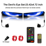Devil Eyes-23.42x4.72 inch-2PCS