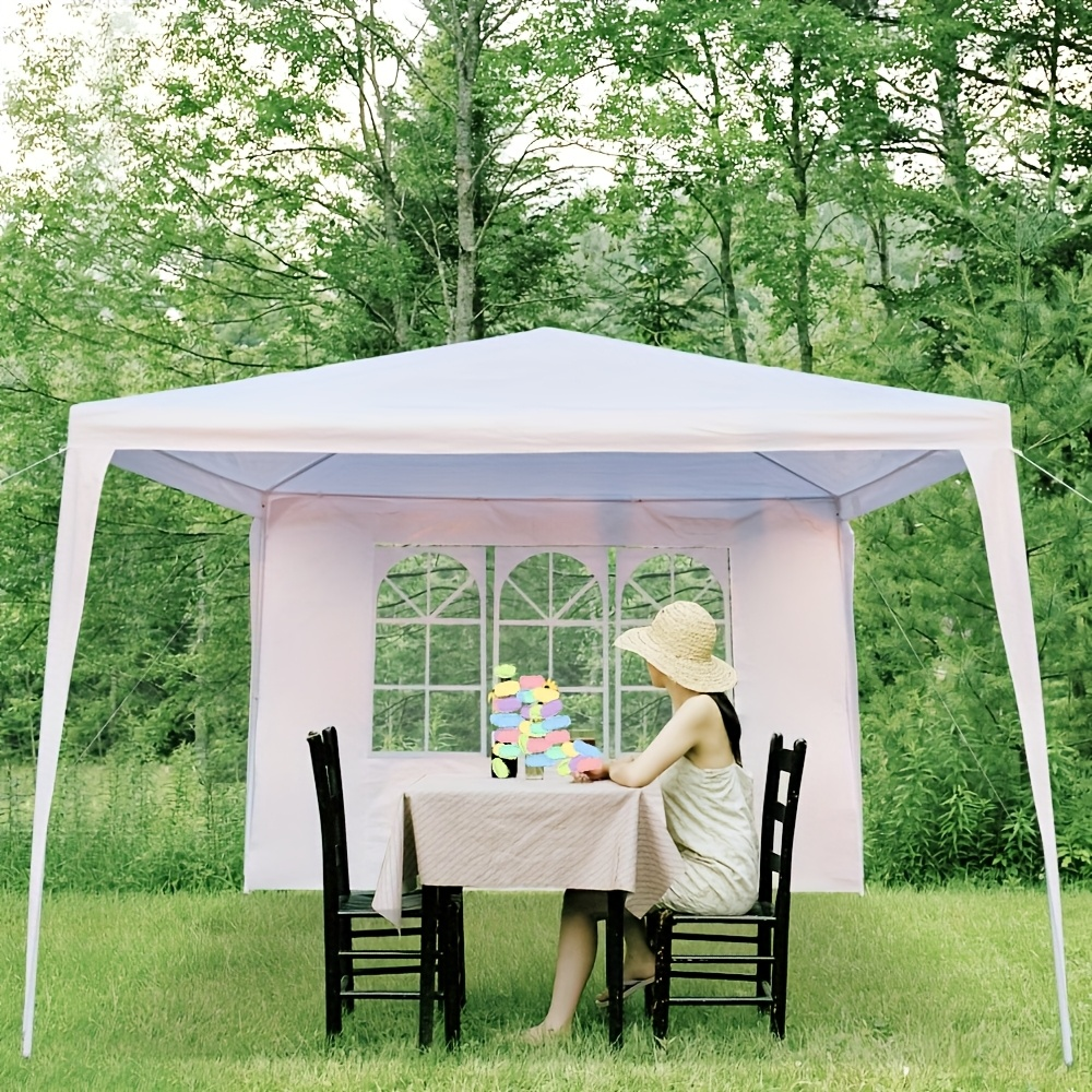 Canopy Tent Sidewalls 10x10 FT PE Fabric Waterproof 3 or 4 Side