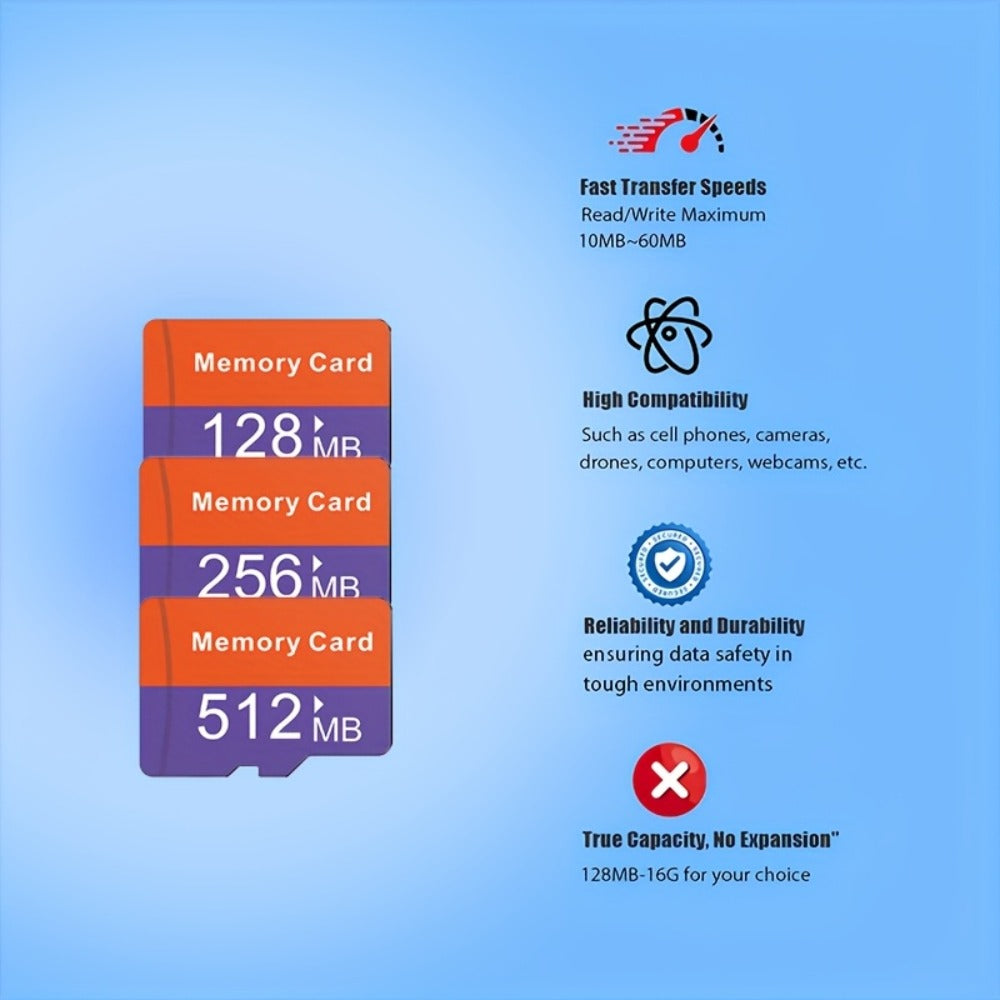 Micro SD Card 10 Pack UHS-I with SD Adapter, JUANWE Class 4 TF Memory Cards 128MB 256MB 512MB Bulk Set for Dash Cam, Drone, Action Camera, Smartphone, Tablet, Game Console & Laptop – Reliable Flash Storage