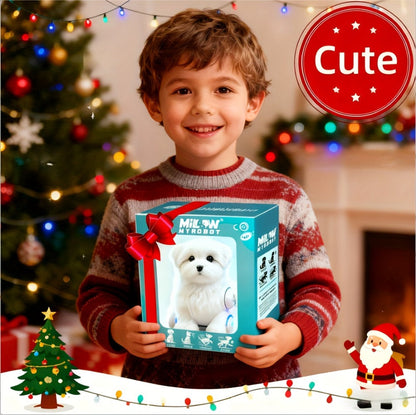 Plush Electric Puppy Toy That Walks & Barks – Interactive Electronic Pet with Soft Plush & Gift Box, Parent-Child Companion, Birthday & Holiday Gift for Kids