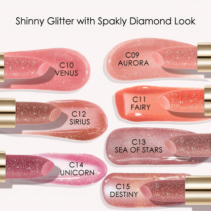 Lip Balm CATKIN Tinted Stick with Five Named Shade Options, Glossy Finish and Floral Packaging