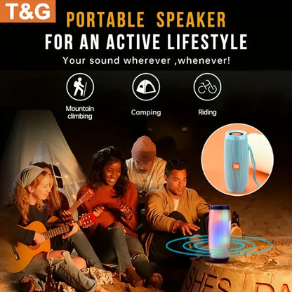 Portable Bluetooth Speaker TG157 with Bluetooth 5.0, Dual 10W Drivers, 1200mAh and 3-5 Hours Playback