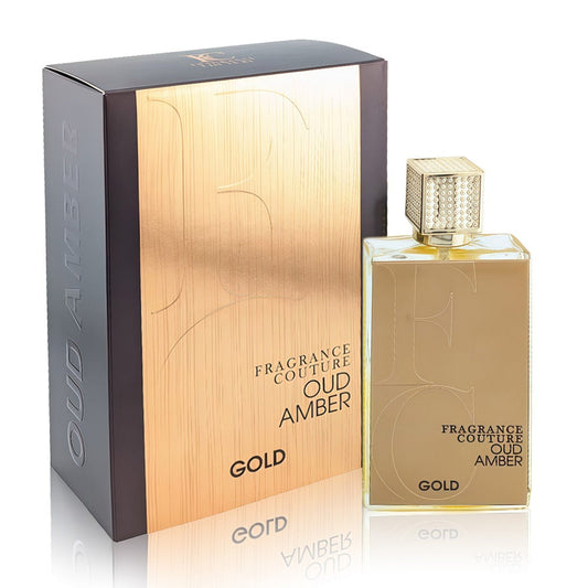 Unisex Perfume Oud Amber Gold Eau de Parfum 100 ml with Fruity Floral Woody Oriental Profile