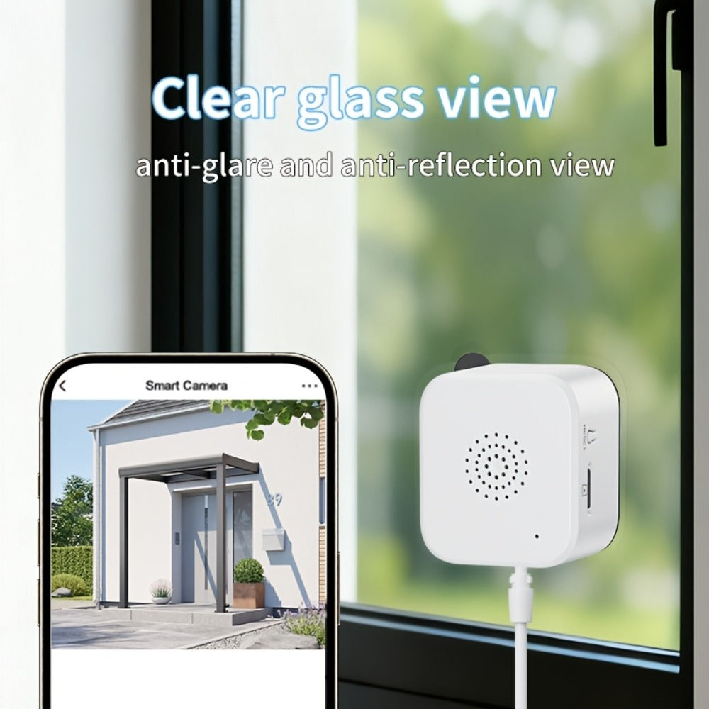 Security Camera 6MP Window Model with Dual-Band WiFi, Full-Color Night Vision, Human Detection and 1 or 2 Pack