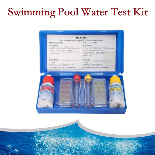 Pool Test Kit pH Reagent | Swimming Pool Spa Hot Tub Water Testing