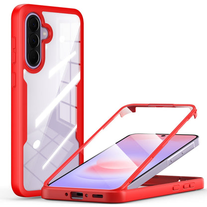Rugged Samsung Galaxy A-Series Phone Case with Built-In Screen Cover in Four Colors and Six Model Options