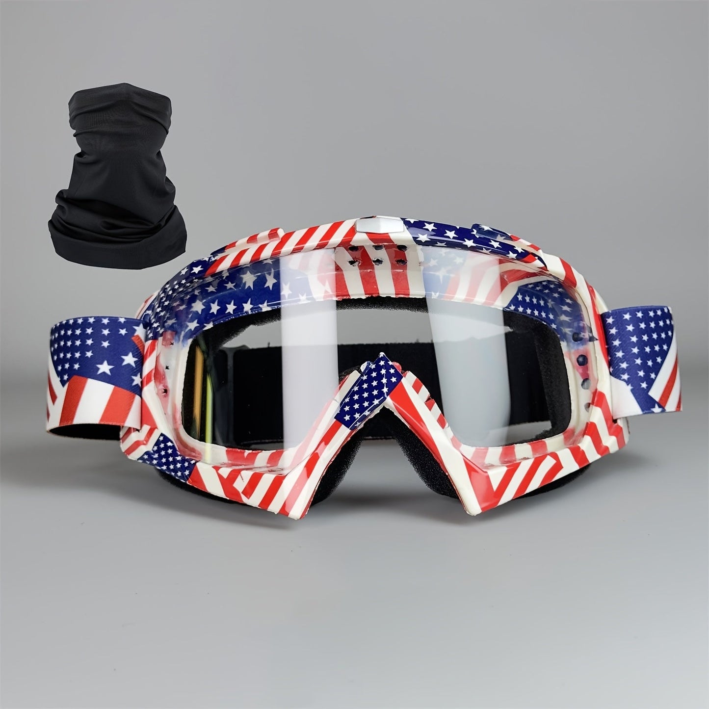 Ski Goggles Set with Black Headband – TPU Frame PC Lens Mirror Coating, Thick Foam Pad, Adjustable Strap, 28+ Color Styles, Adult Snow Goggles for Skiing & Snowboarding, Great Gift