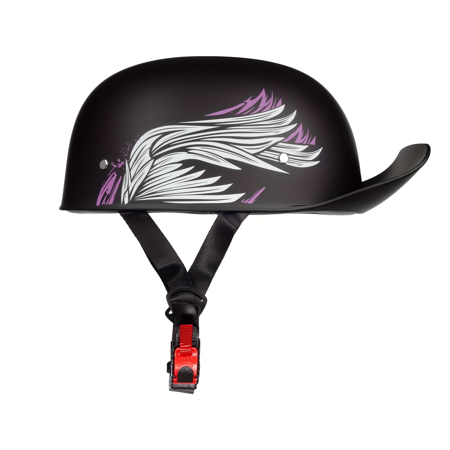 Half Face Motorcycle Helmet Retro Style – Lightweight Classic Half Shell Helmet for Men & Women, Sizes M / L / XL, Styles 7 / CHIBANG / SHIZI / FLH, Crown Racing