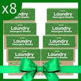 8pcs - Laundry Detergent Sheet