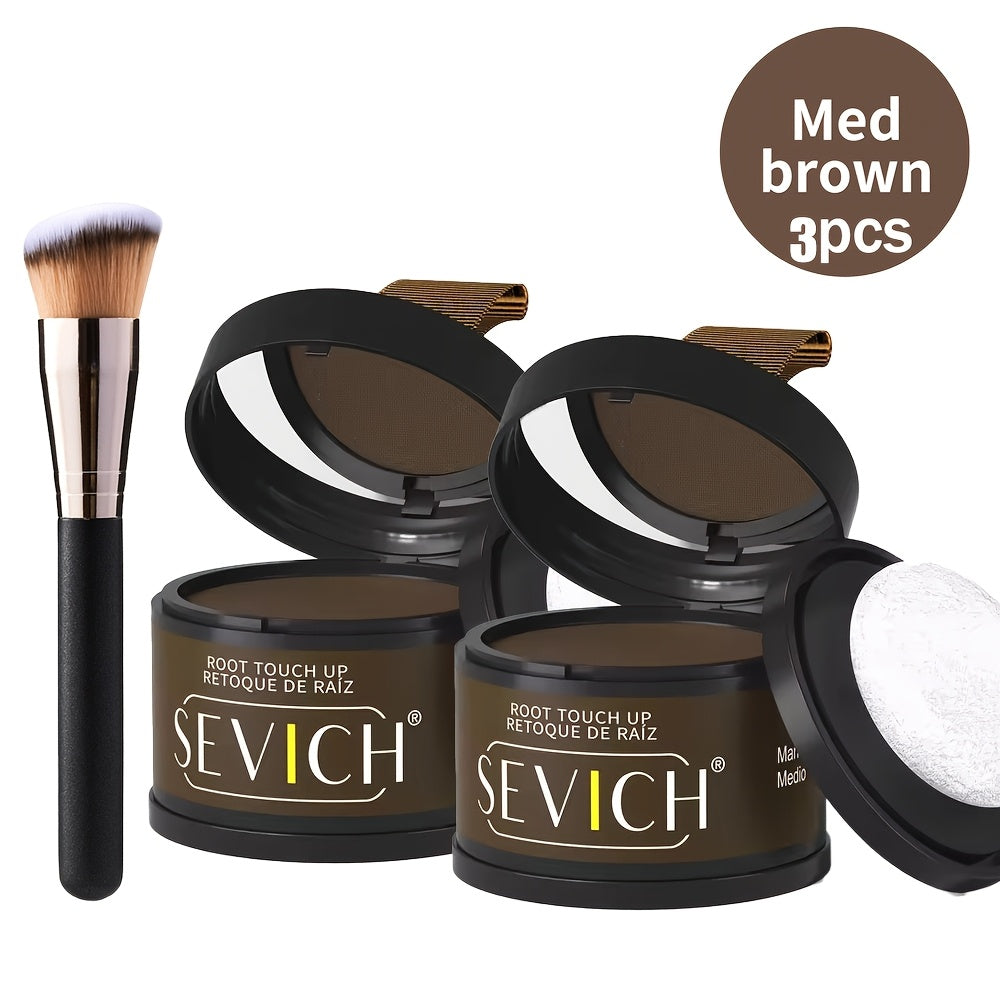 Root Touch-Up Hairline Powder Compact in Thirteen Shades with Exact Two- or Three-Piece Options